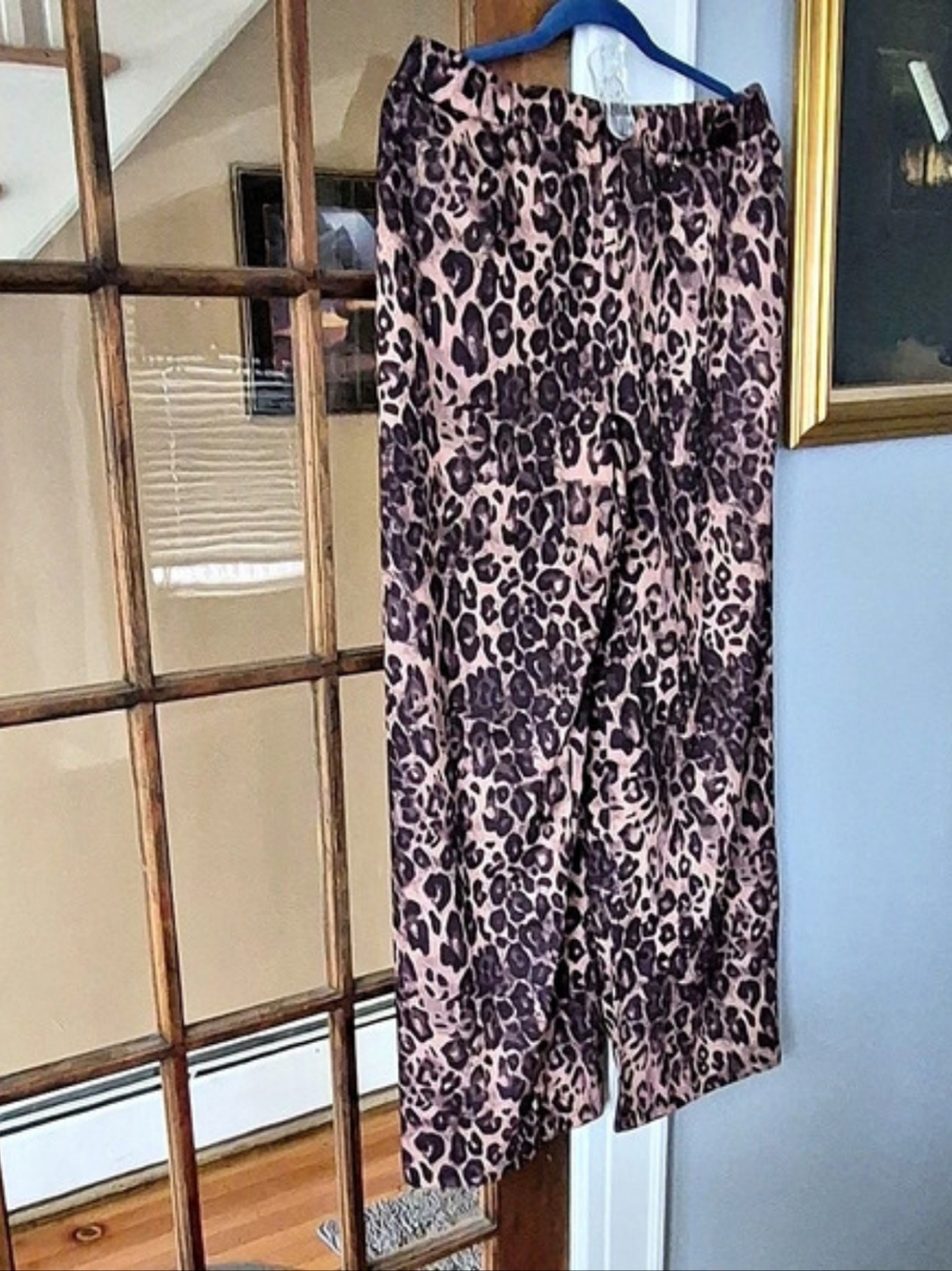 Adidas Originals Wide Leg Satin Pants Brown & Black